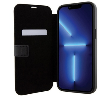 BMW Textured Leather Back Case Apple iPhone 15 (6.1") - Zwart Zwart