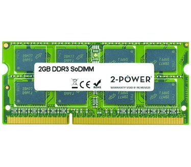 2-Power 2GB DDR3 1066MHz DR SoDIMM Memory - replaces 43R1969