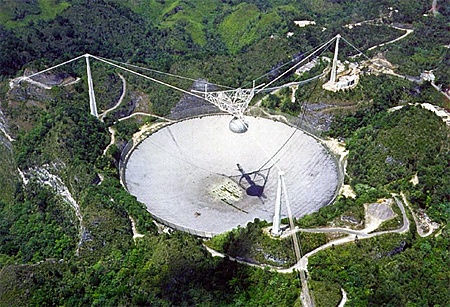 Arecibo - SETI radiotelescoop