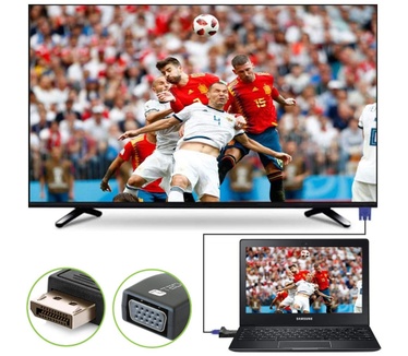Techly DisplayPort V.1.2 M to VGA F Adapter Zwart
