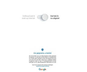 Google Uw gegevens u beslist