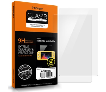 Spigen Dual Pack Glas tR Slim Nintendo Switch Lite Tempered Glass