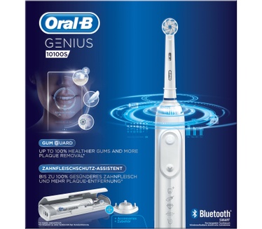 Oral-B Genius 10100S Elektrische Tandenborstel Wit Powered By Braun