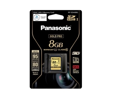 Panasonic 8GB SDHC UHS class 1