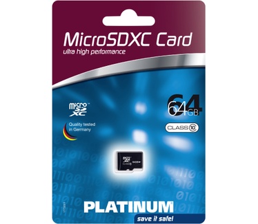 Platinum microSDXC Class 10 64GB