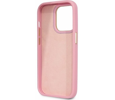 Guess Crocodile Back Case voor Apple iPhone 14 Pro (6.1") - Roze Roze