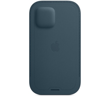 Apple Leren sleeve met MagSafe voor iPhone 12 | 12 Pro Blauw