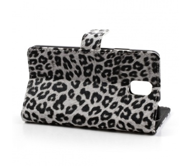 Kees KEES Luipaard Print Portemonnee Hoesje Samsung Galaxy Note 3