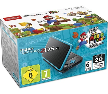 New Nintendo 2DS XL Blauw/Zwart  + Super Mario 3D Land