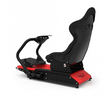 RSeat S1 - Zwart/Rood/Alcantara