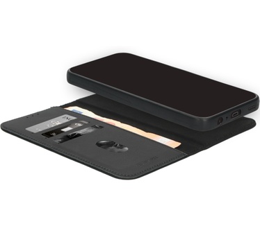 Mobiparts Leather 2 in 1 Wallet Case Apple iPhone 16 Pro Max Black