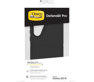 Otterbox Defender Pro Series voor Samsung Galaxy S25 FE, zwart