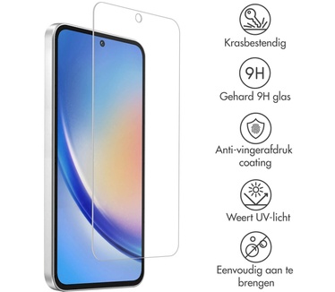 Accezz Gehard Glas Screenprotector 2-pack Samsung Galaxy A55 / A35