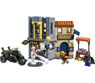 LEGO One Piece Confrontatie met kapitein Smoker