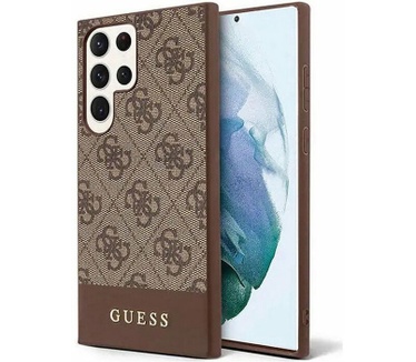 Guess 4G Stripe Back Case Samsung Galaxy S23 Ultra (S918) - Bruin Bruin
