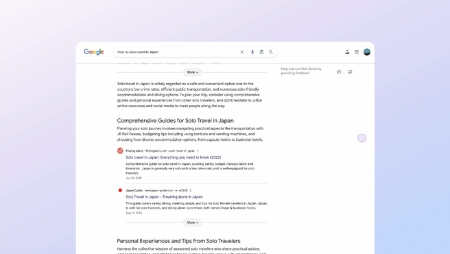 Google Web Guide