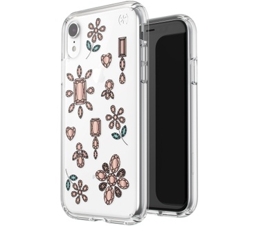 Speck Presidio Clear + Print Apple iPhone XR Dancingdiamonds Peach Gold/Clear