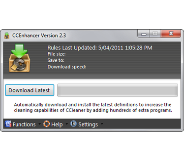 CCEnhancer 2.3 screenshot