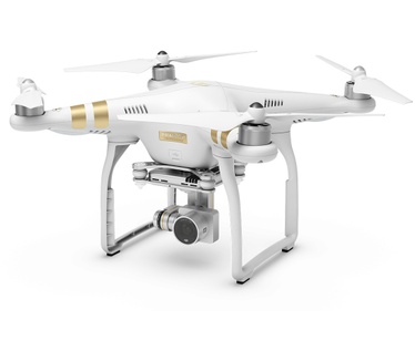DJI Phantom 3 Professional met extra accu - Goud, Wit