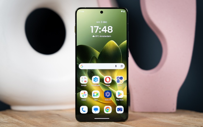 Het ontwerp van de motorola edge 70