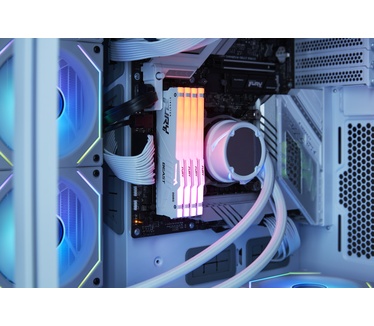 Kingston 32GB 6000MT/s DDR5 CL30 DIMM FURY Beast White RGB XMP