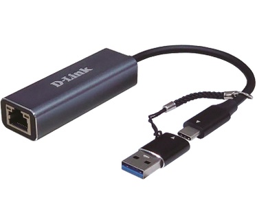 D-Link USB-C/USB naar 2,5G Ethernet-adapter DUB-2315