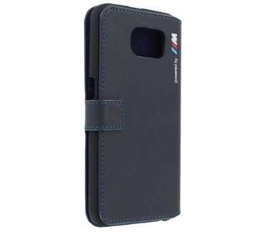 BMW Originele Motorsport Collection Bookcase hoesje voor de Samsung Galaxy S6 - Donkerblauw  Blauw
