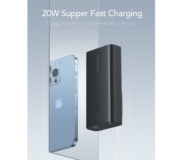 VEGER powerbank 10000 mAh PD QC3.0 20W ACE100 (W1146) black