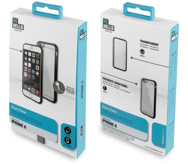 BeHello iPhone 6 / 6S Duo Case Anti Scratch Black