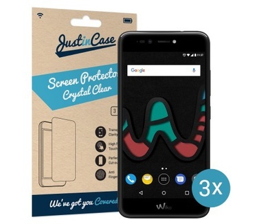 Just in Case Wiko U Pulse Lite Screenprotector - 3 stuks - Crystal Clear