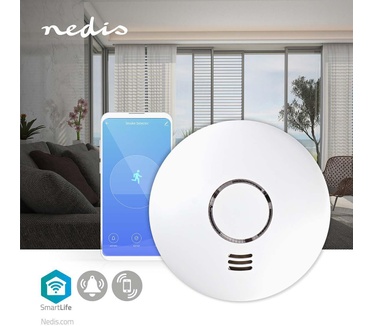 Nedis Smart Rookmelder - Wi-Fi (WIFIDS10WT)