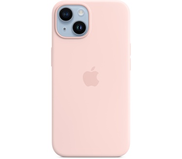 Apple Siliconenhoesje met MagSafe voor iPhone 14 - Kalkroze