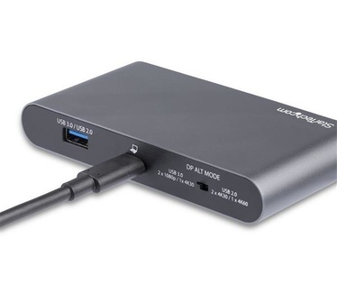 Startech.com Dual monitor USB-C 5-in-1 multiport adapter 2 x 4K DisplayPort 100W PD 3.0