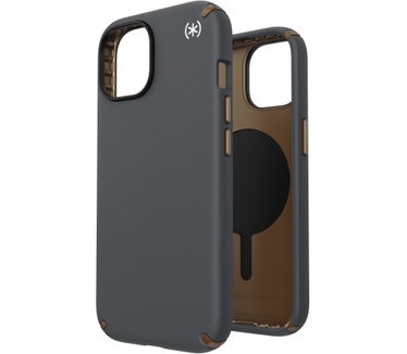 Speck Presidio2 Pro + MS Apple iPhone 15 Charcoal Grey - with Microban