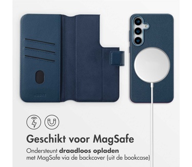 Accezz Leather Bookcase 2-in-1 met MagSafe