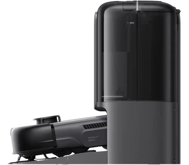 eufy Robotstofzuiger Omni E25, HydroJet dweilsysteem, 20.000 Pa zuigkracht, DuoSpiral borstels die ontklitten, CornerRover arm voor het schoonmaken van hoeken, alles-in-één station
