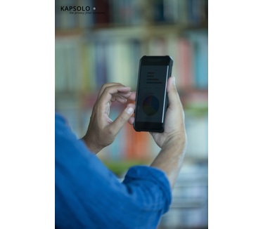 KAPSOLO 2-Way Adhesive Privacy Screen / Privacy Filter for HTC U12 Life