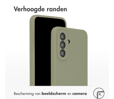 Accezz Liquid Silicone Backcover Samsung Galaxy A37 (5G) - Cooper Green