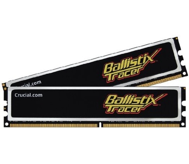 Crucial Ballistix Tracer 2GB kit (1GBx2), Ballistix Tracer 240-pin DIMM (with LEDs), DDR2 PC2-6400