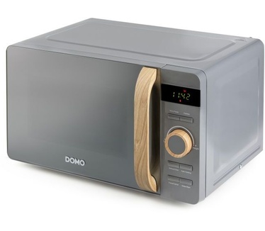 Domo DO3420 Microgolfoven Solo ‘Wood You’ - Magnetron - Vrijstaand - 20 L - 700 W - Houtlook Handvat