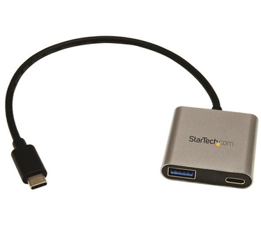Startech.com USB-C adapter met Power Delivery USB-C naar USB-A en USB-C USB 3.0