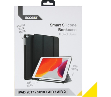 Accezz Smart Silicone Bookcase iPad (2018) / (2017) / Air (2013) / Air 2