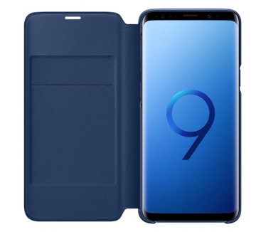 Samsung Galaxy S9 Flip LED Wallet  Blauw