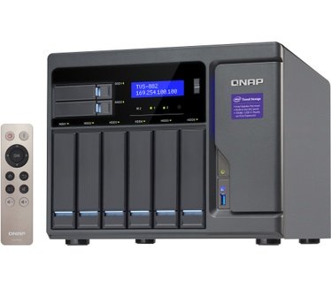 QNAP Turbo vNAS TVS-882 (Ci5-6500, 16GB ram, 450W voeding)
