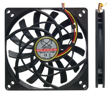 Scythe Kaze Jyu Slim 100mm Case Fan (2000rpm) , 100m