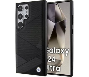 BMW Signature Back Case - Samsung Galaxy S24 Ultra (S928) - Zwart Zwart