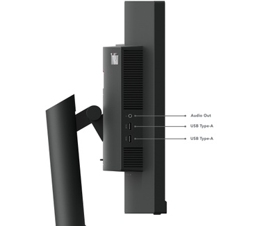 Lenovo ThinkVision T34w-30 (zonder webcam) Zwart