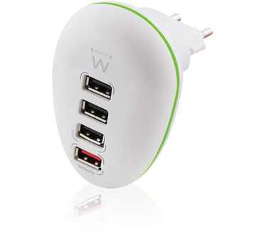 Ewent EW1217 4-Poorts USB lader 2.1A