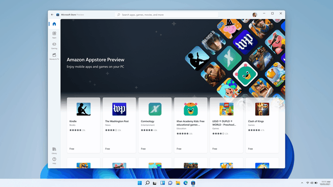 Android-apps op Windows 11