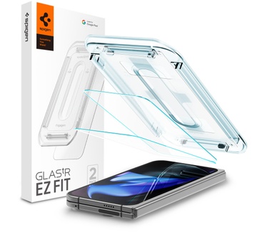 Spigen EZ Fit Gehard Glas Clear Screenprotector Google Pixel 9 Pro Fold 2-Pack